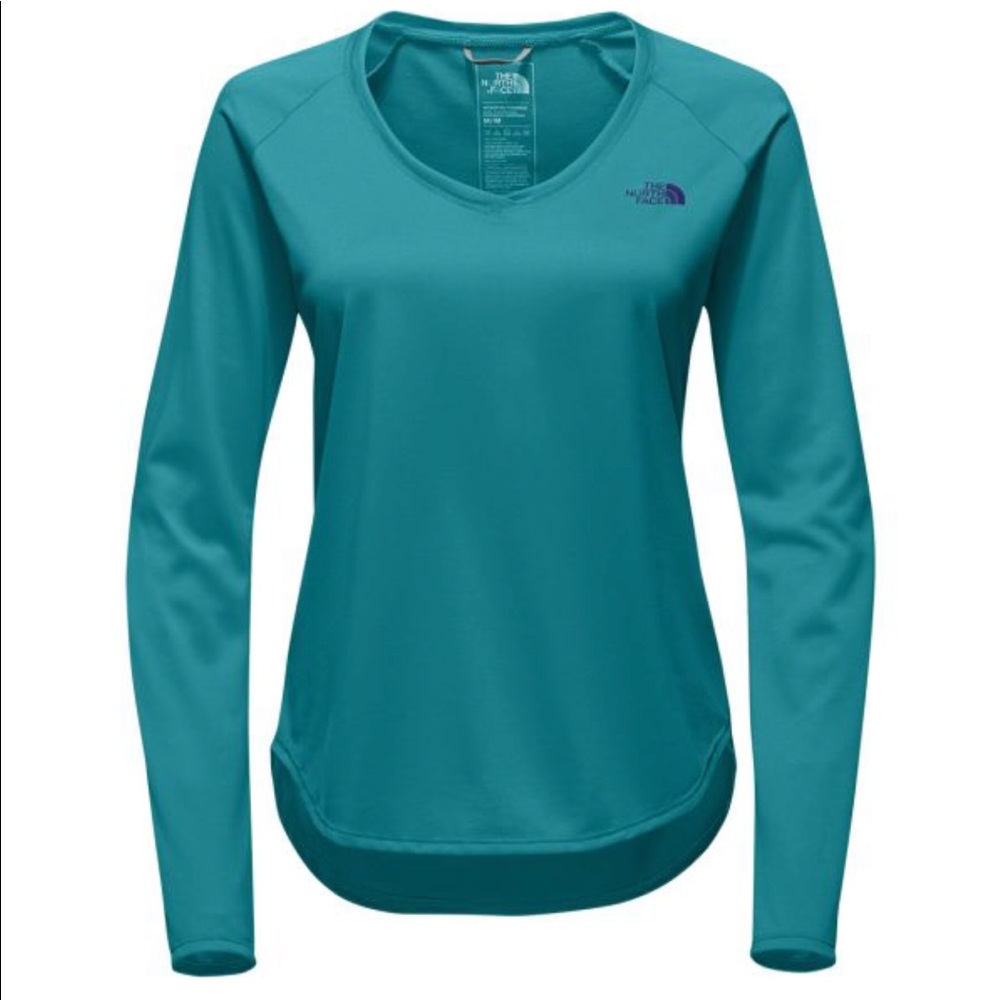 NWT The North Face Women's LS Reaxion Amp Tee